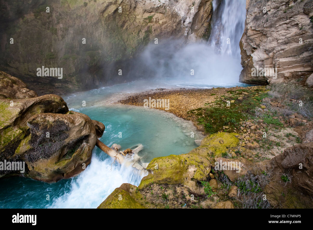 Ilıca Waterfall in Taşel Plateau Mersin Turkey Stock Photo