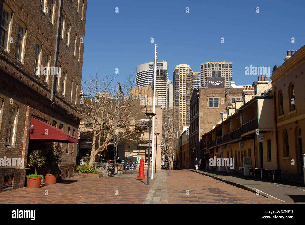 street scene, The Rocks, Sydney, NSW, Australia Stock Photo Alamy
