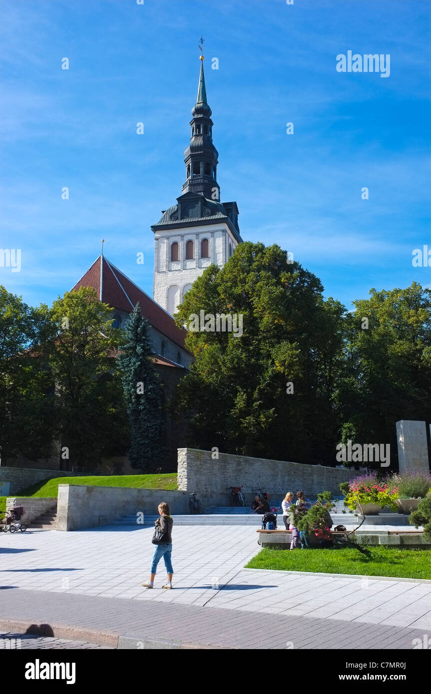 St. Olav's Church, Tallinn, Estonia Stock Photo