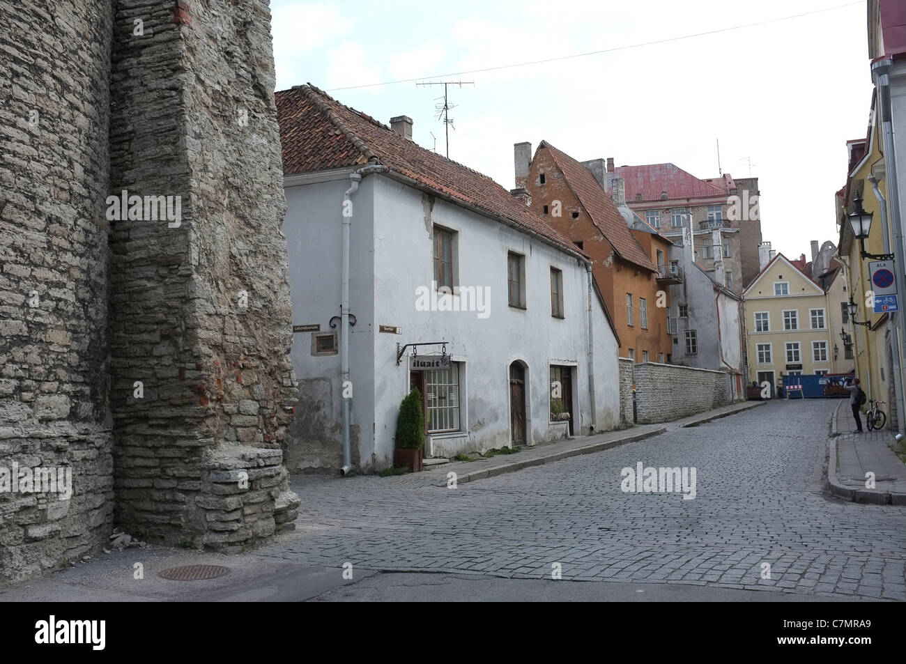 Street, housing, buildings Tallinn, Estonia Stock Photo Alamy
