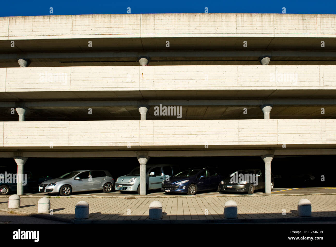 Parking, Chiasso, Switzerland Stock Photo - Alamy