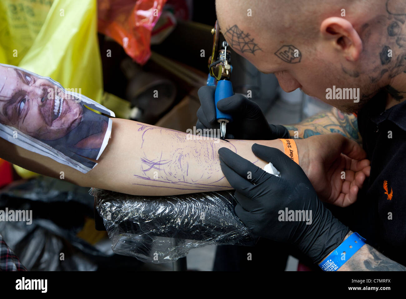 Page 2 Tattoo On Forearm High Resolution Stock Photography And Images Alamy