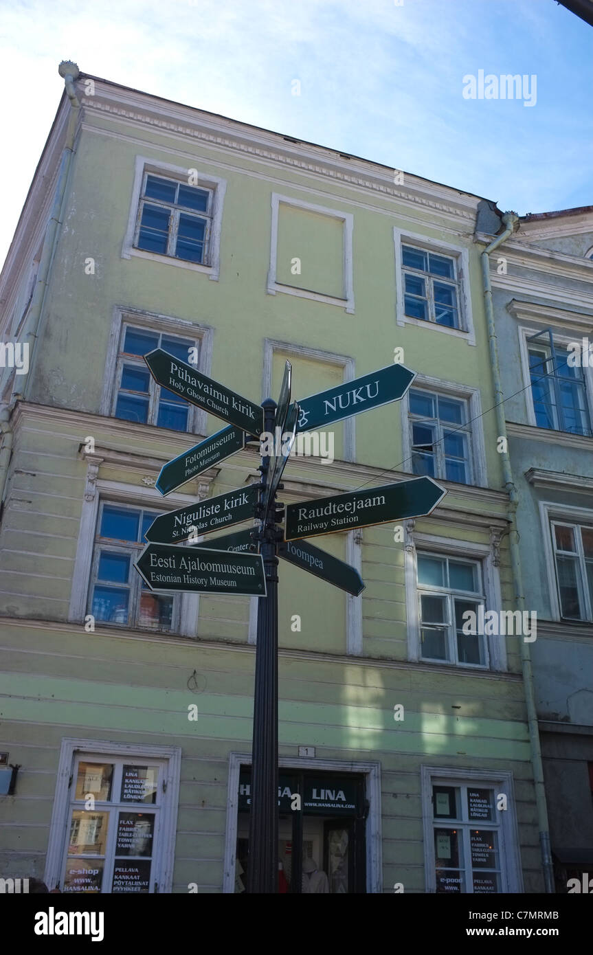 Street, housing, buildings Tallinn, Estonia Stock Photo Alamy