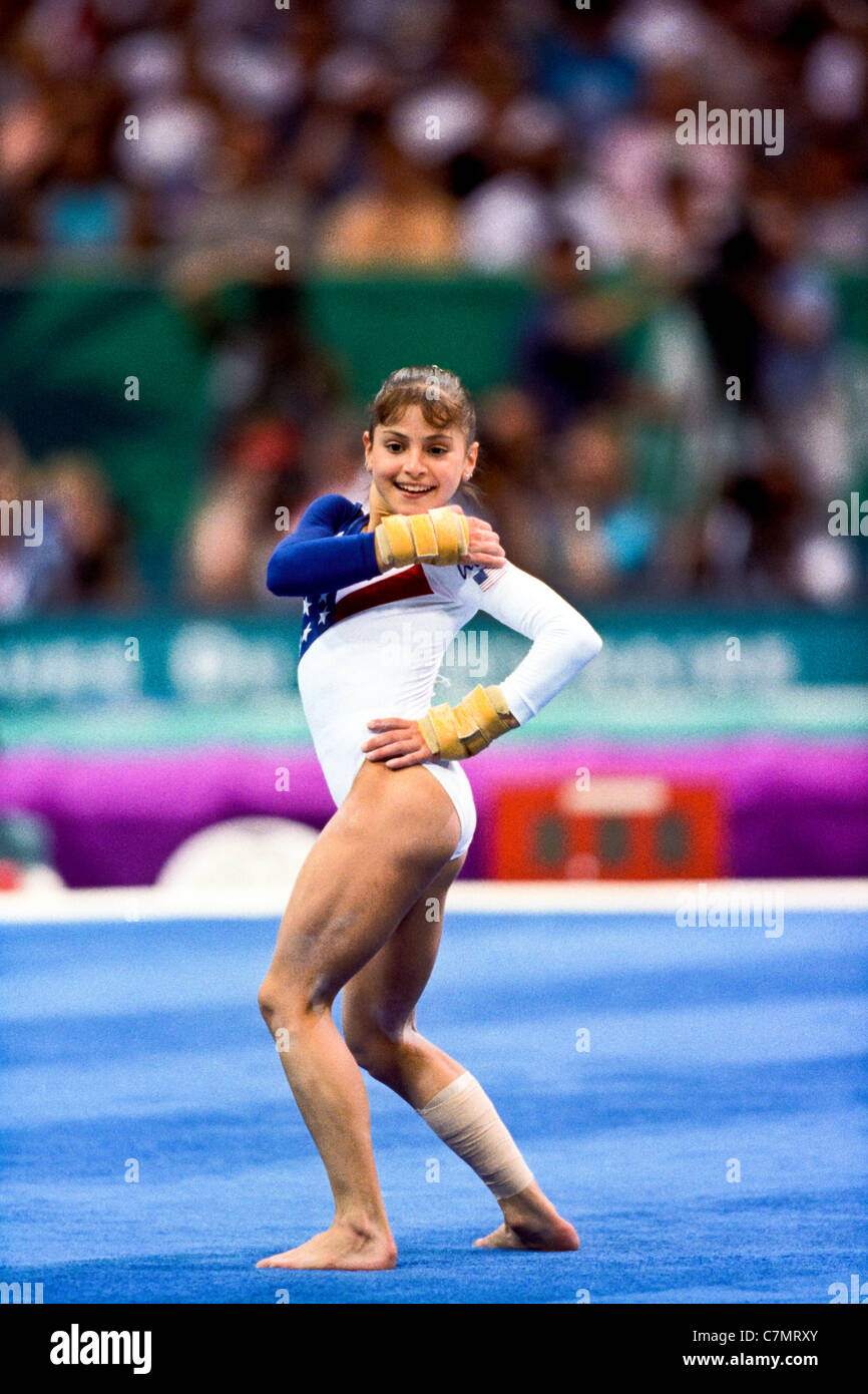 Dominique Moceanu Usa Competing At The 1996 Olympic Summer Games