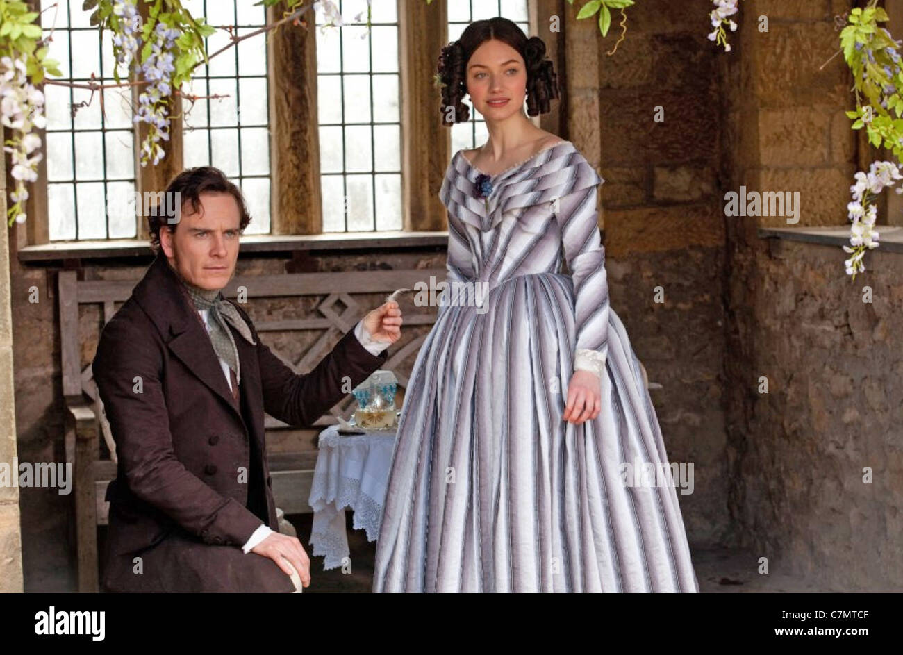 JANE EYRE 2011 Focus Films/BBC Films production with Imogen Poots and Michael Fassbender Stock Photo