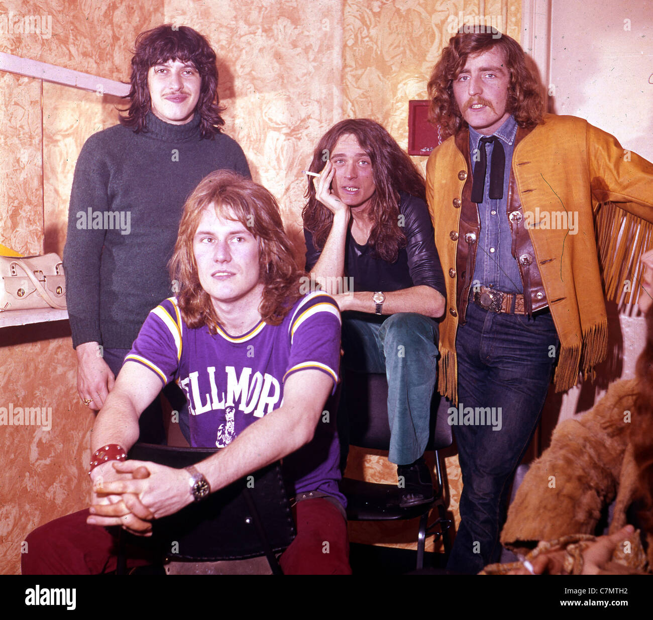 TEN YEARS AFTER about 1970 with from left: Rick Lee, Alvin Lee, Chick  Churchill, Leo Lyons Stock Photo - Alamy