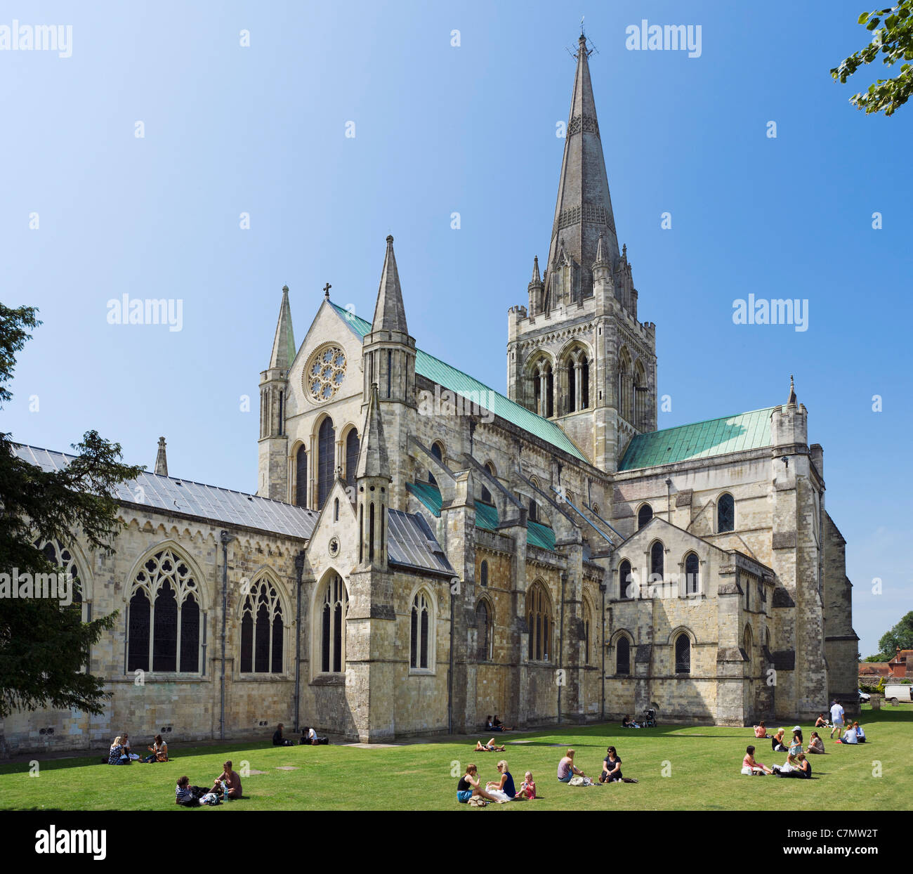 Chichester Cathedral, Chichester, West Sussex, England, UK Stock Photo