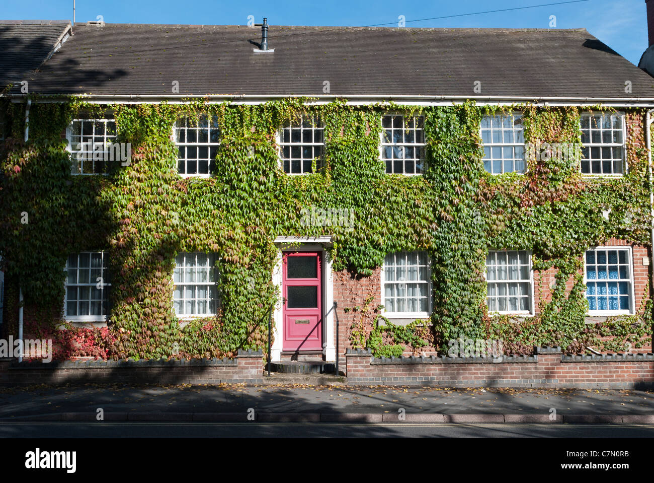 An ivycovered house in the market town of AshbydelaZouch in