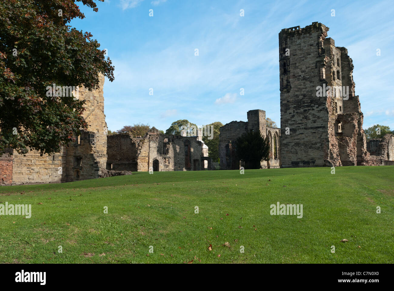 Part of the remains of Ashby Castle in AshbydelaZouch in