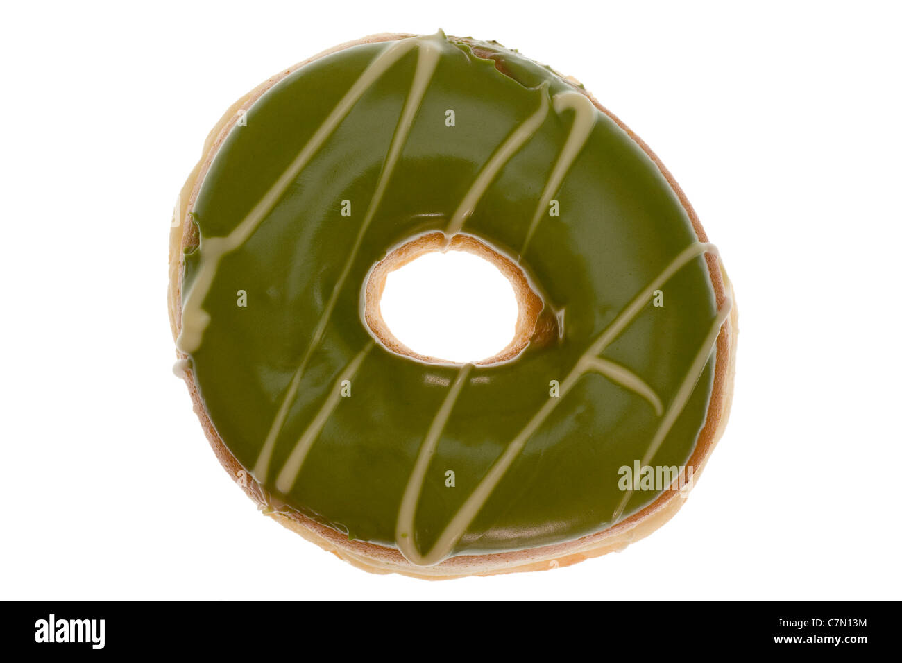 Colorful donut isolated on white background Stock Photo - Alamy