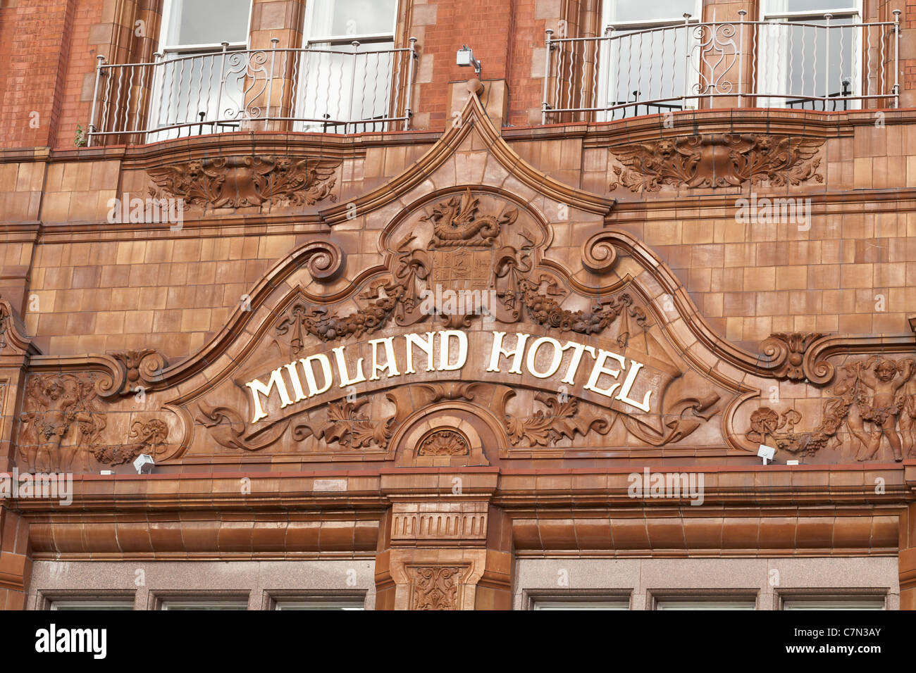 Midland hotel in Manchester, England Stock Photo