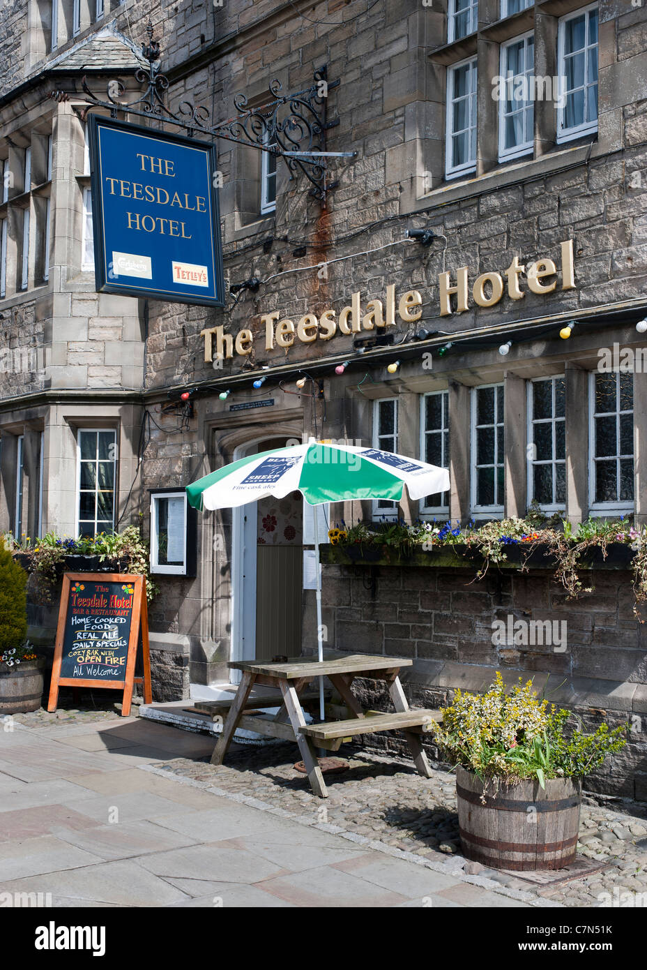Teesdale hotel middleton hires stock photography and images Alamy