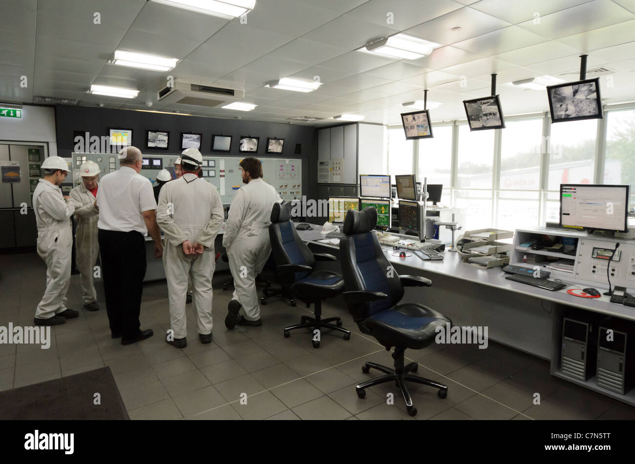 Control Room In The Selchp Energy Recovery Facility New