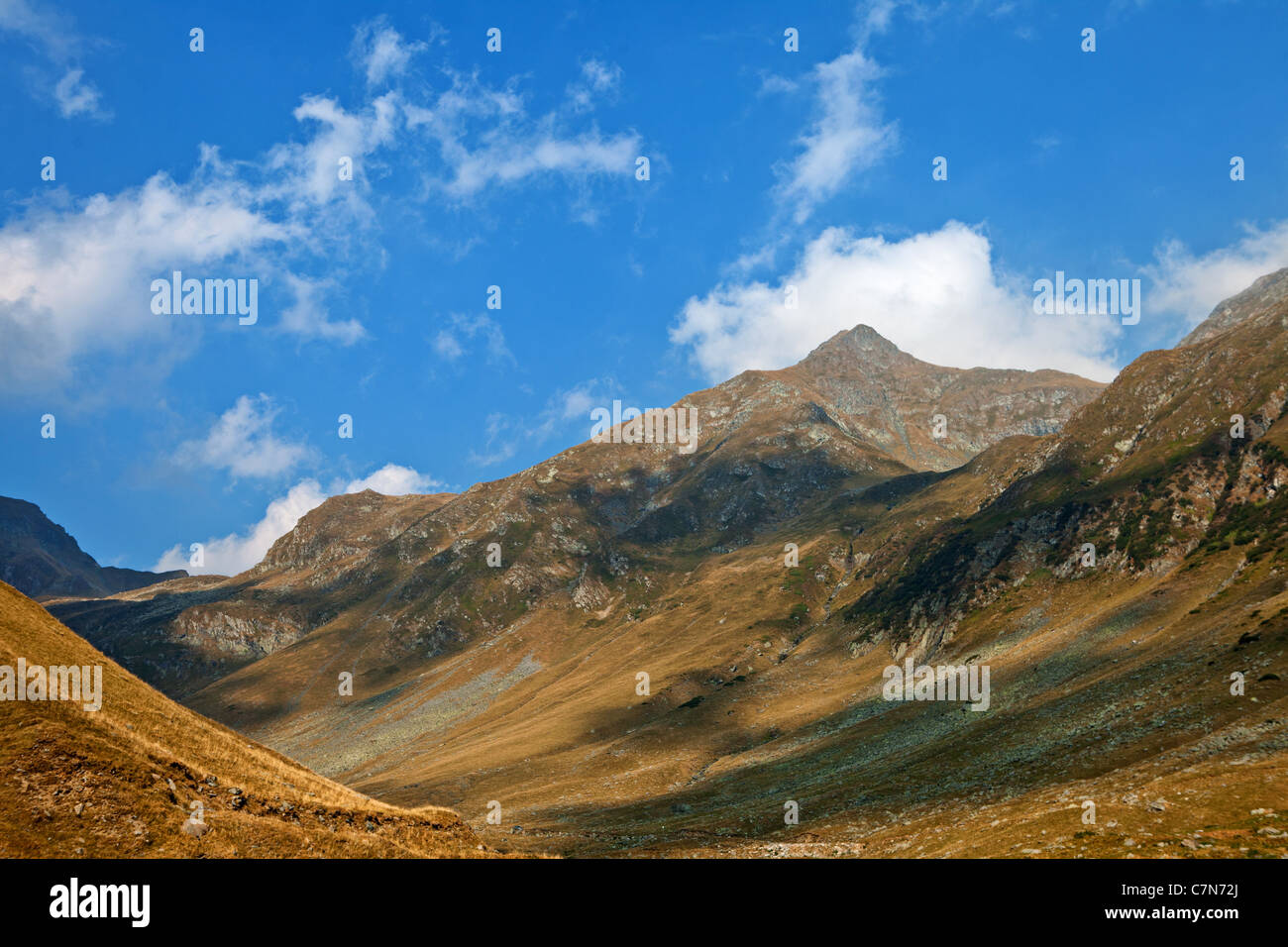 Fagaras mountains landscape, Romania Stock Photo