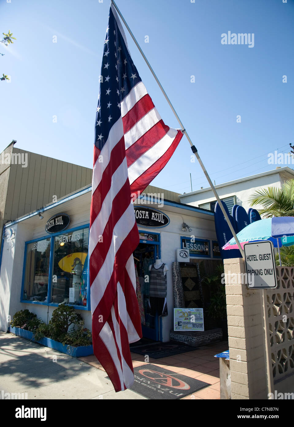 Costa Azul surf store in Laguna Beach Stock Photo Alamy