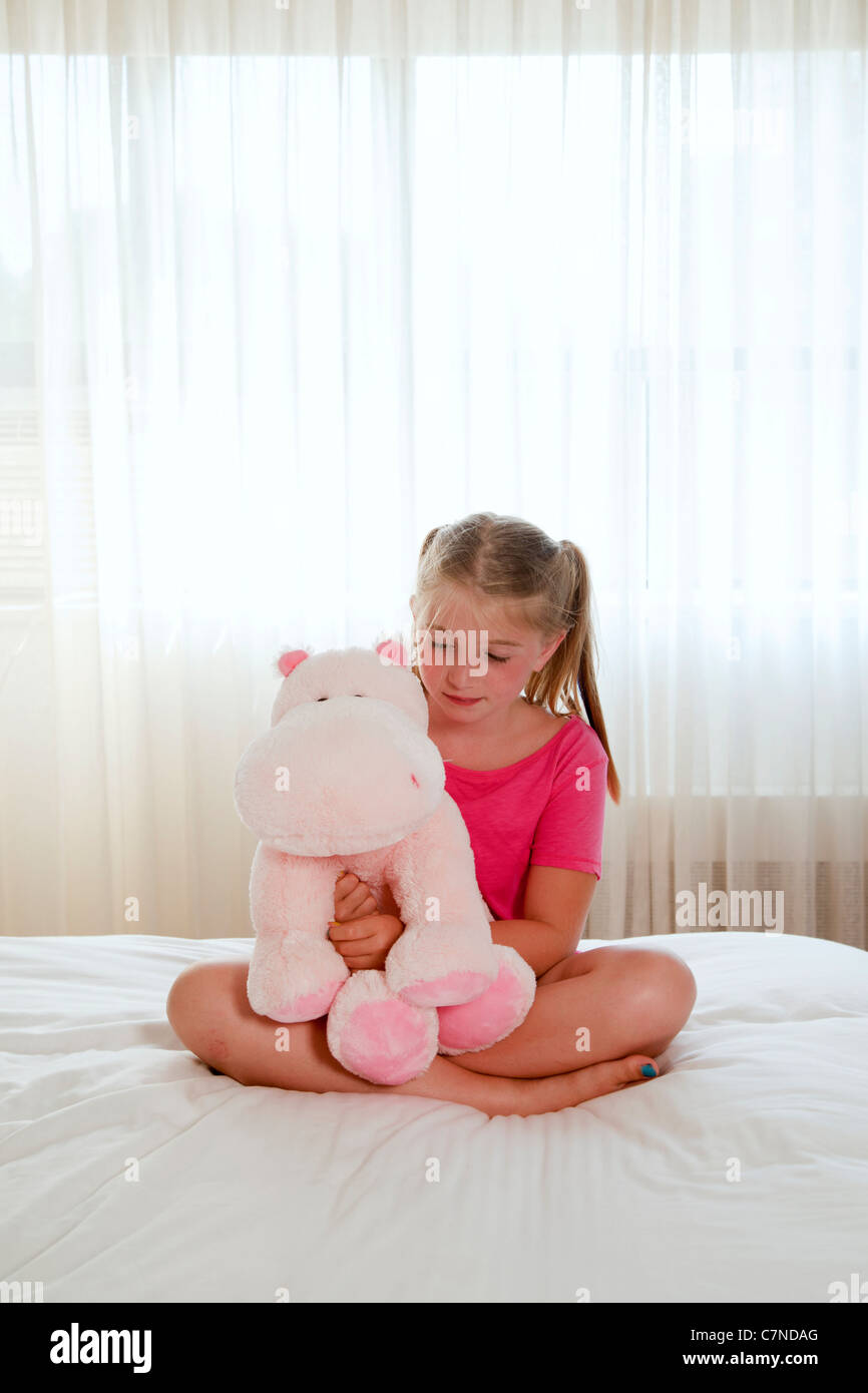 little girl stuffed animals
