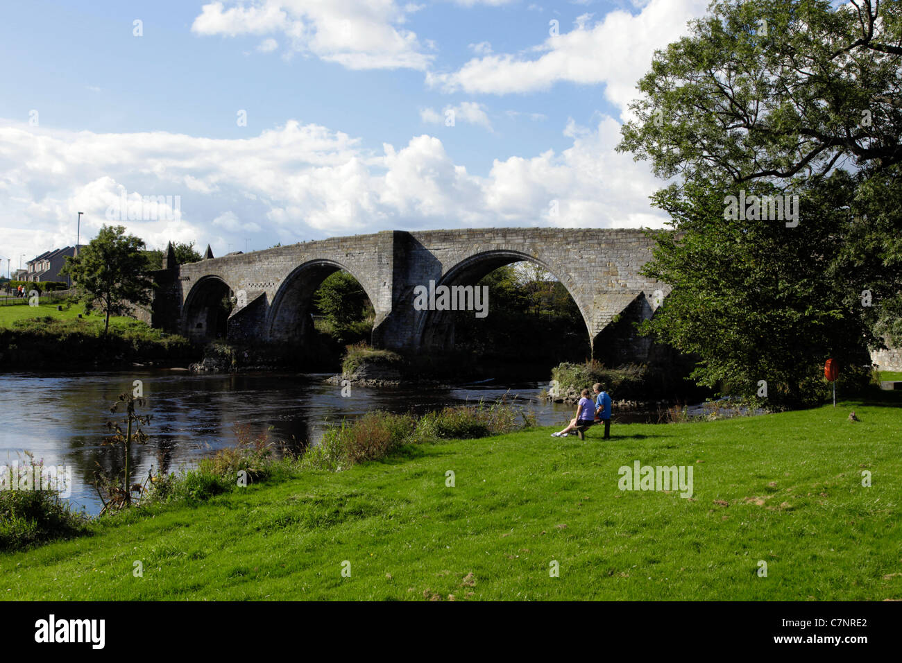 Stirling Old Bridge Scotland Stock Photo