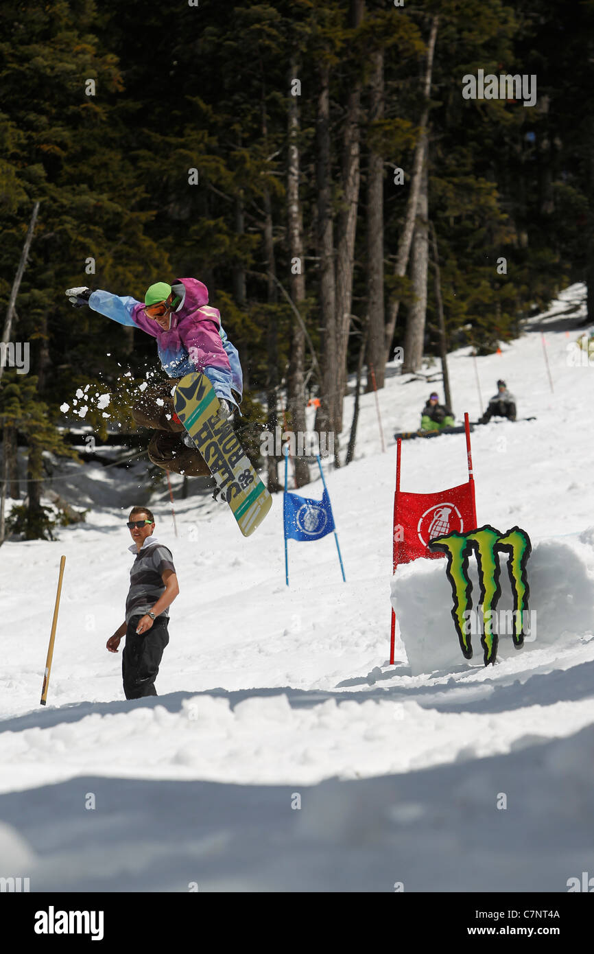 snowboard mogul race Stock Photo Alamy