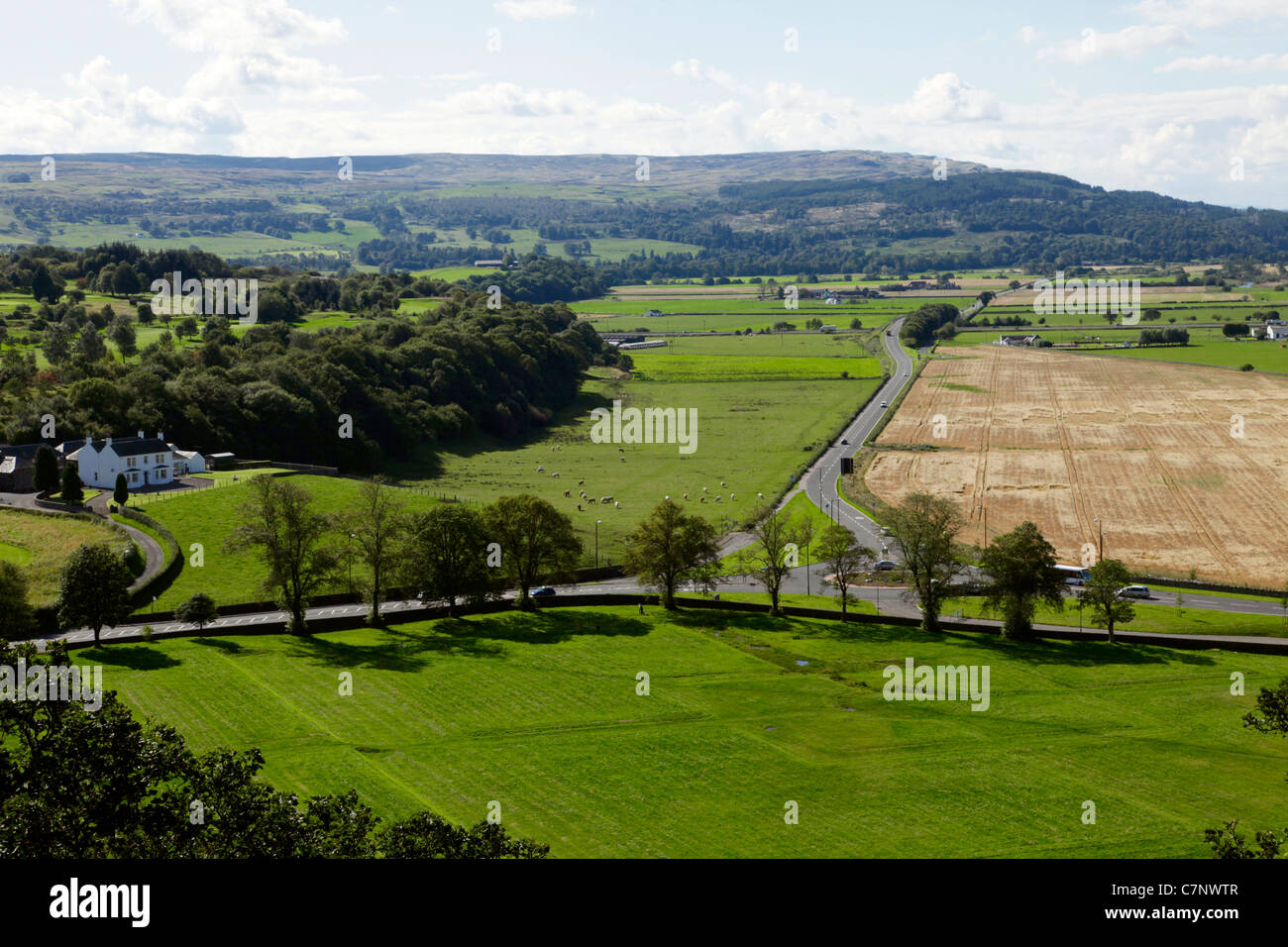 View of Loch Lomond Road from Stirling Castle Stock Photo Alamy