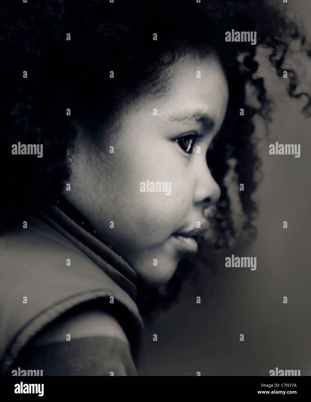 African American Girl Portrait Stock Photo - Alamy