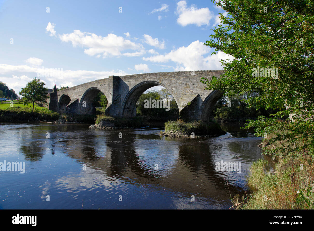 Stirling Old Bridge Scotland Stock Photo