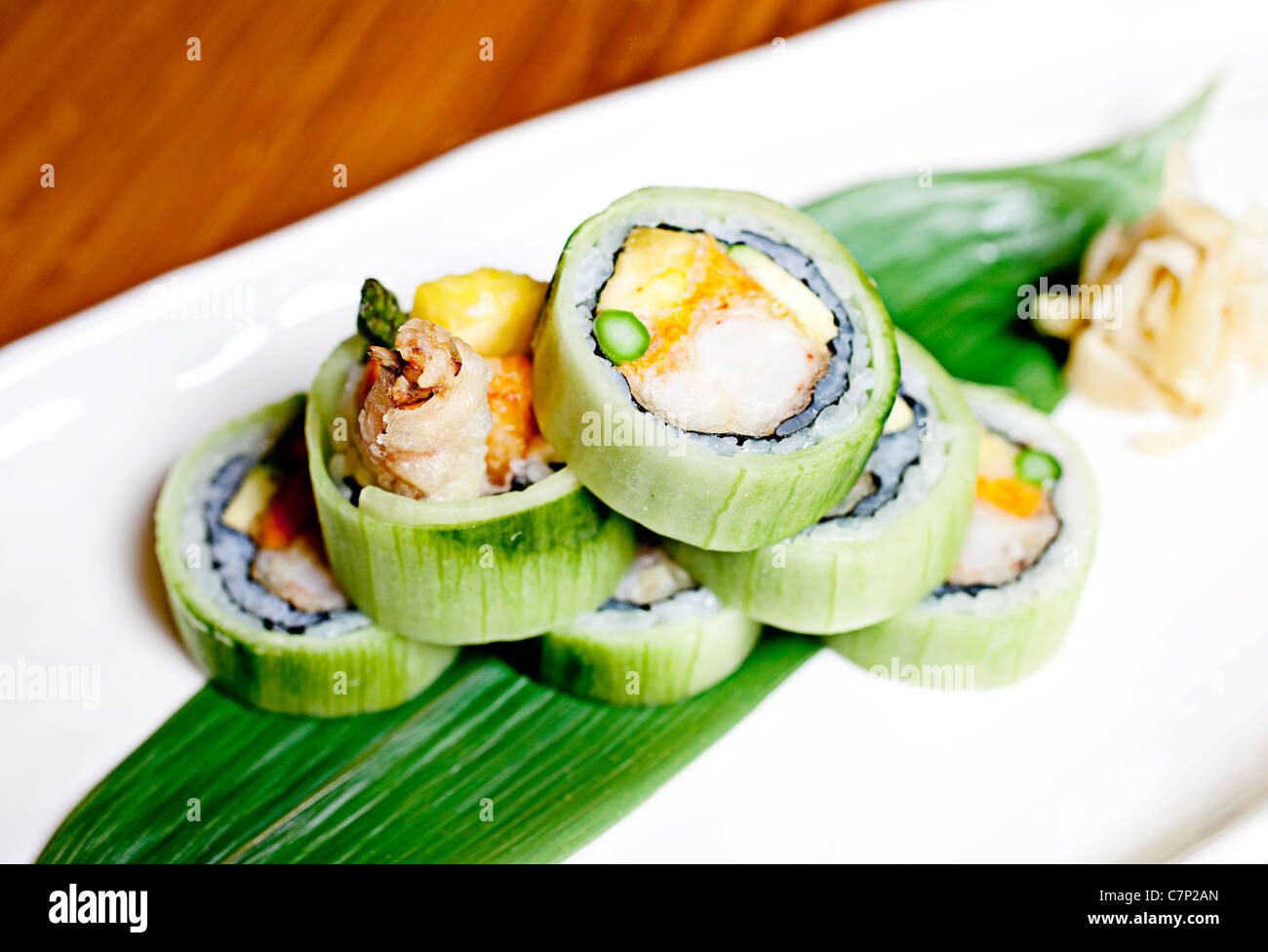 California Roll Sushi Stock Photo - Alamy