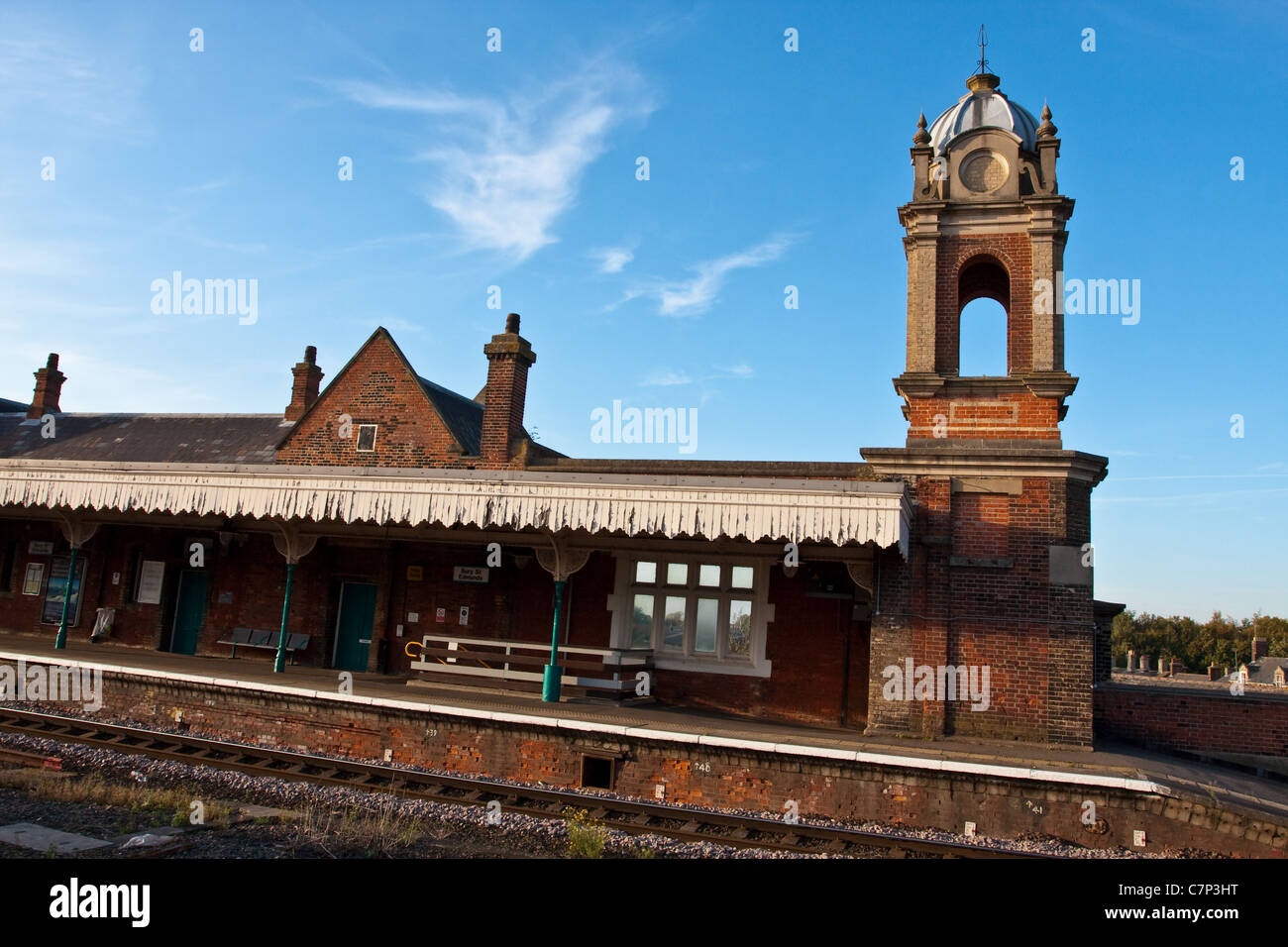 Bury St Edmunds railway station in September 2011. Victorian