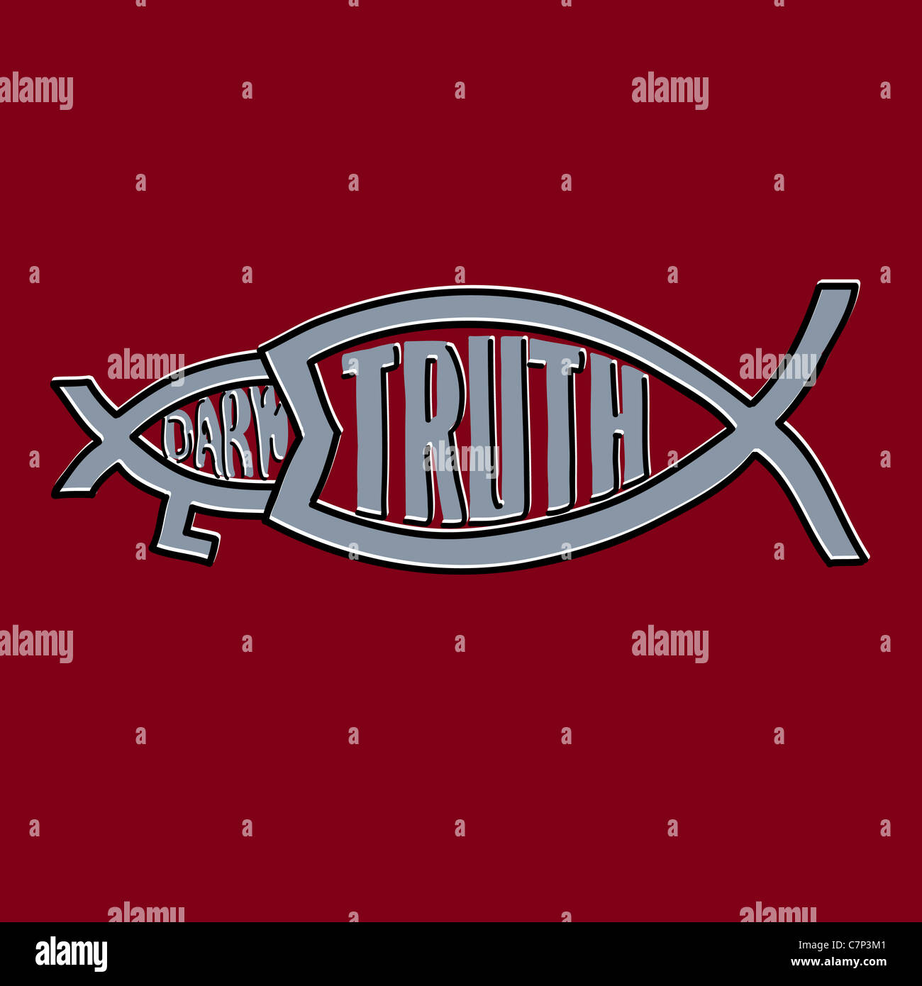 Darwin fish symbol hi-res stock photography and images - Alamy