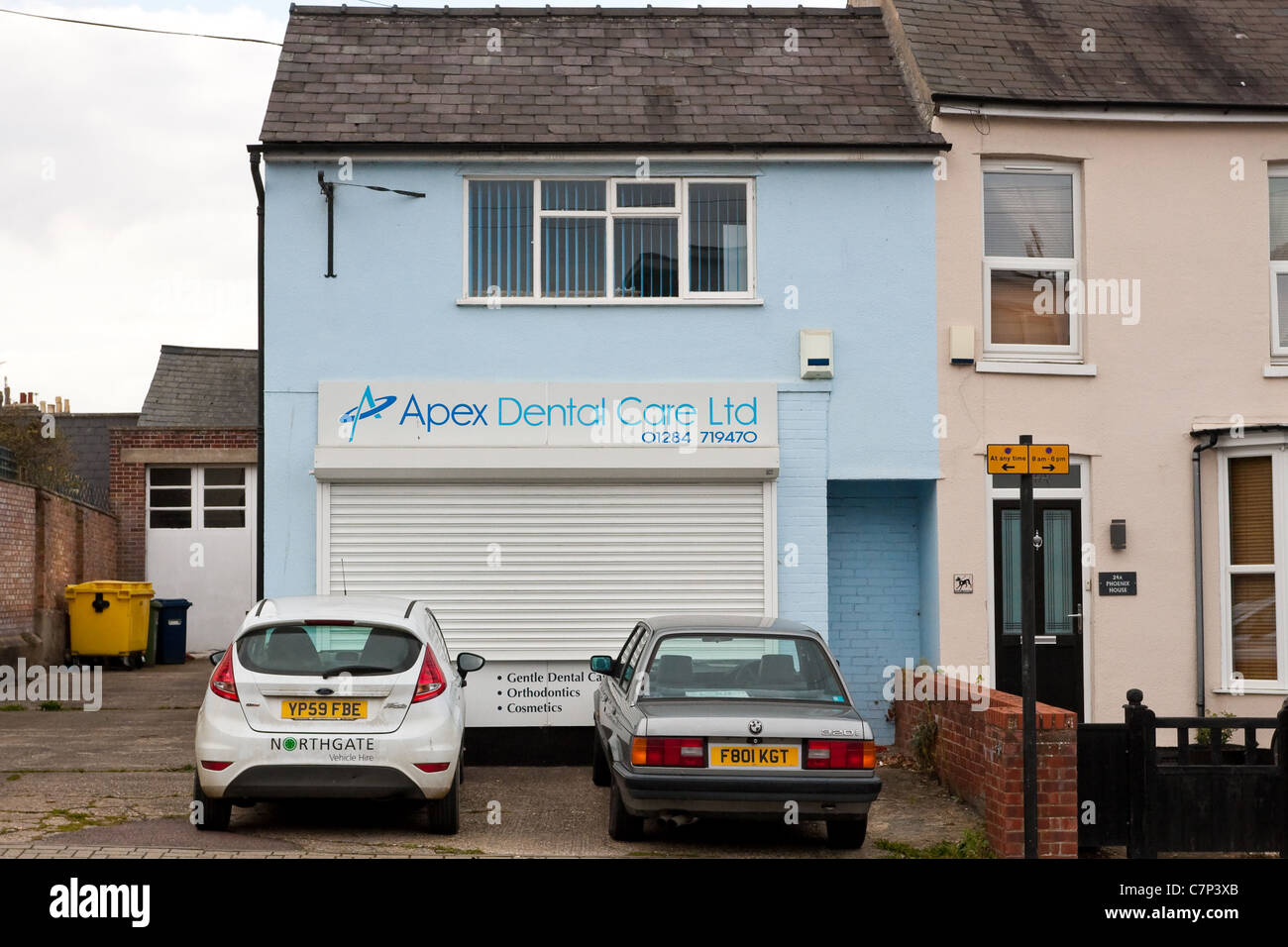 A high street dental practice in Bury St Edmunds, UK Stock Photo