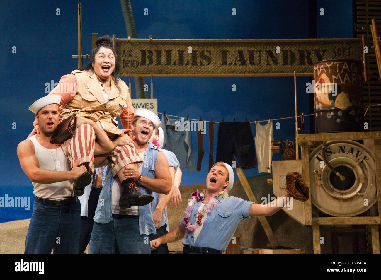 Loretta Ables Sayre as Bloody Mary, South Pacific Musical at the