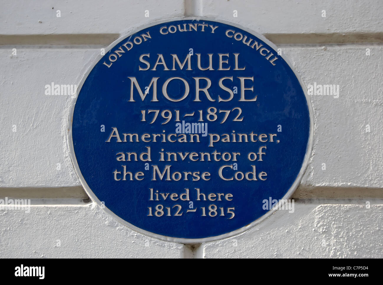 Samuel morse blue plaque hires stock photography and images Alamy