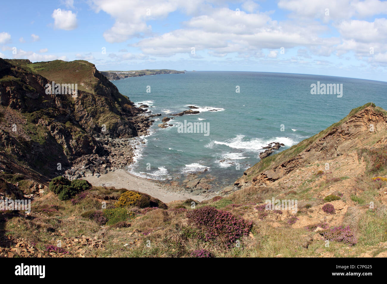 Delabole Point; Near Port Isaac; Cornwall; UK Stock Photo Alamy