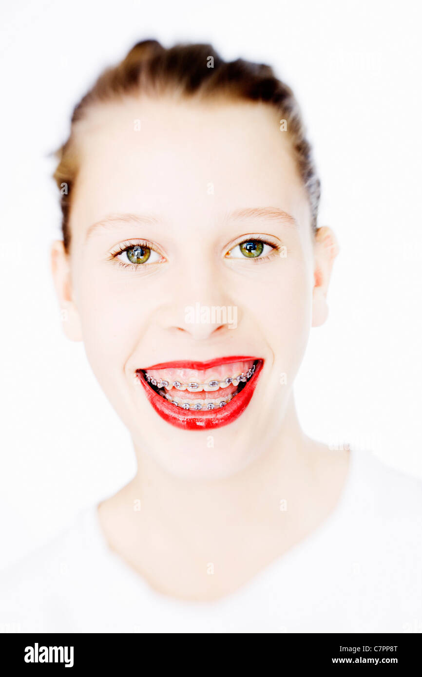 Woman wearing brace Cut Out Stock Images & Pictures Alamy