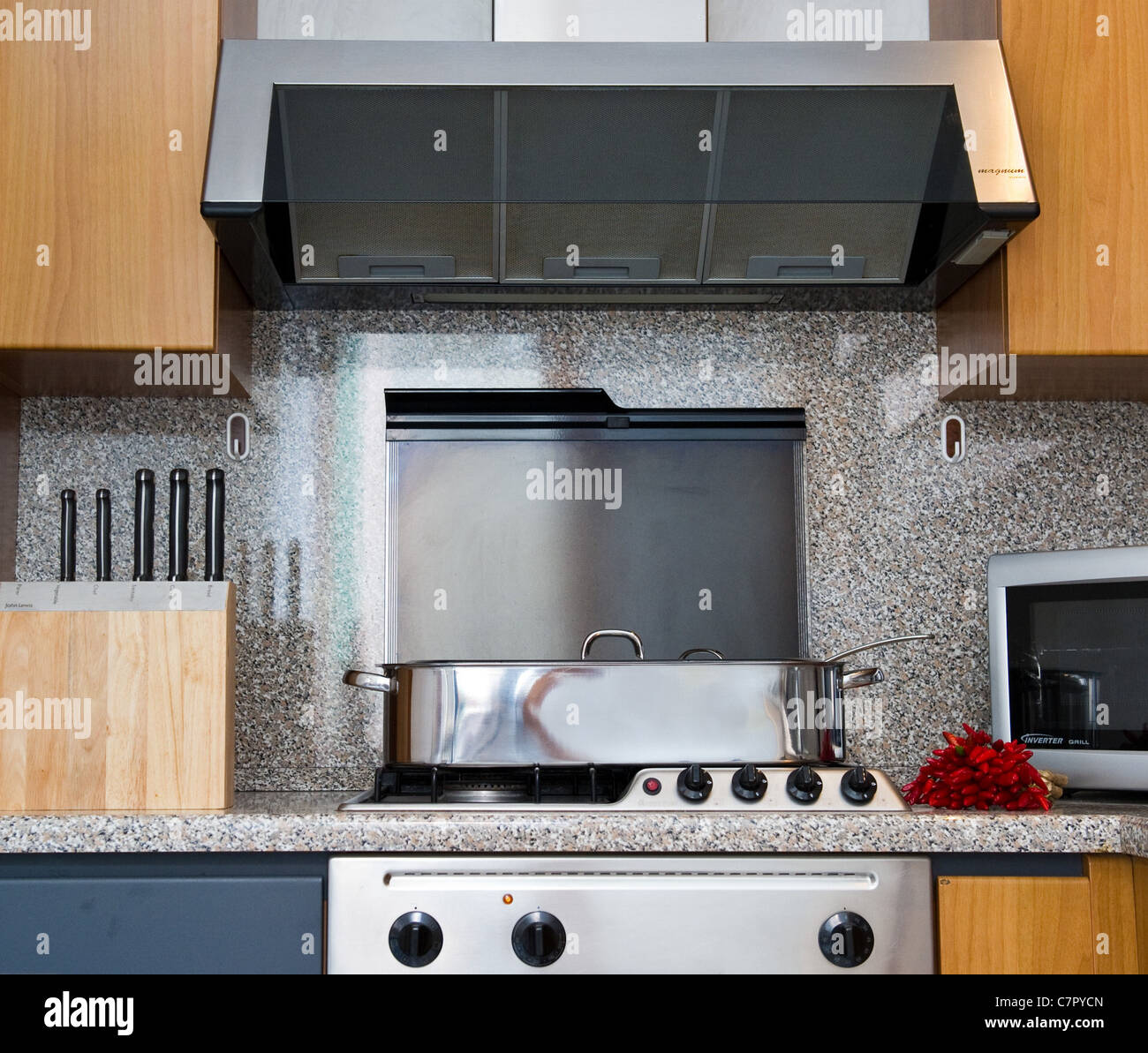 Modern kitchen interior Stock Photo