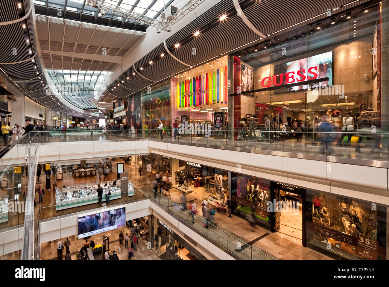 Westfield Shopping Centre - Stratford. Stock Photo