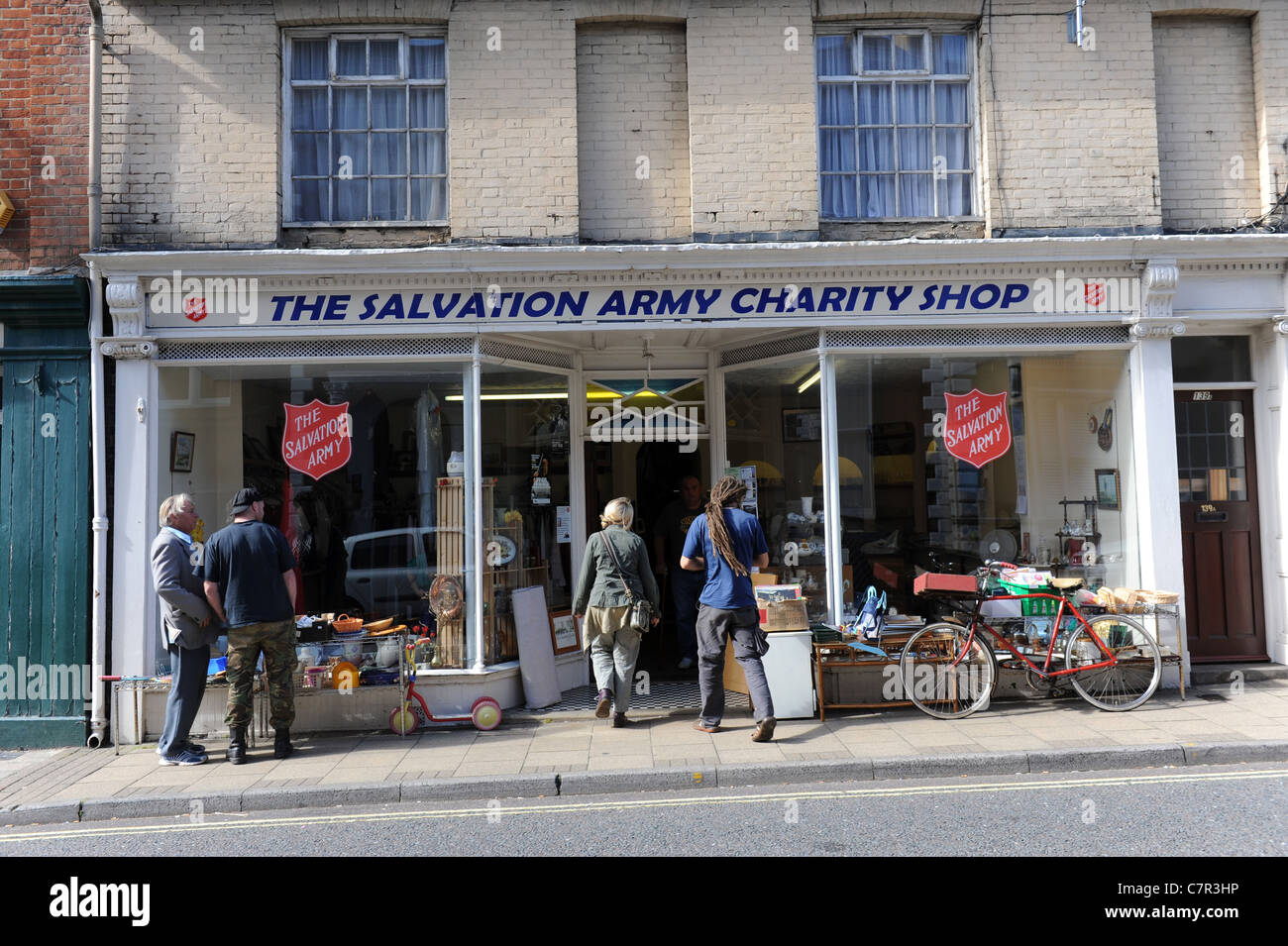 The Salvation Army charity shop Lowestoft Suffolk England Uk Stock Photo