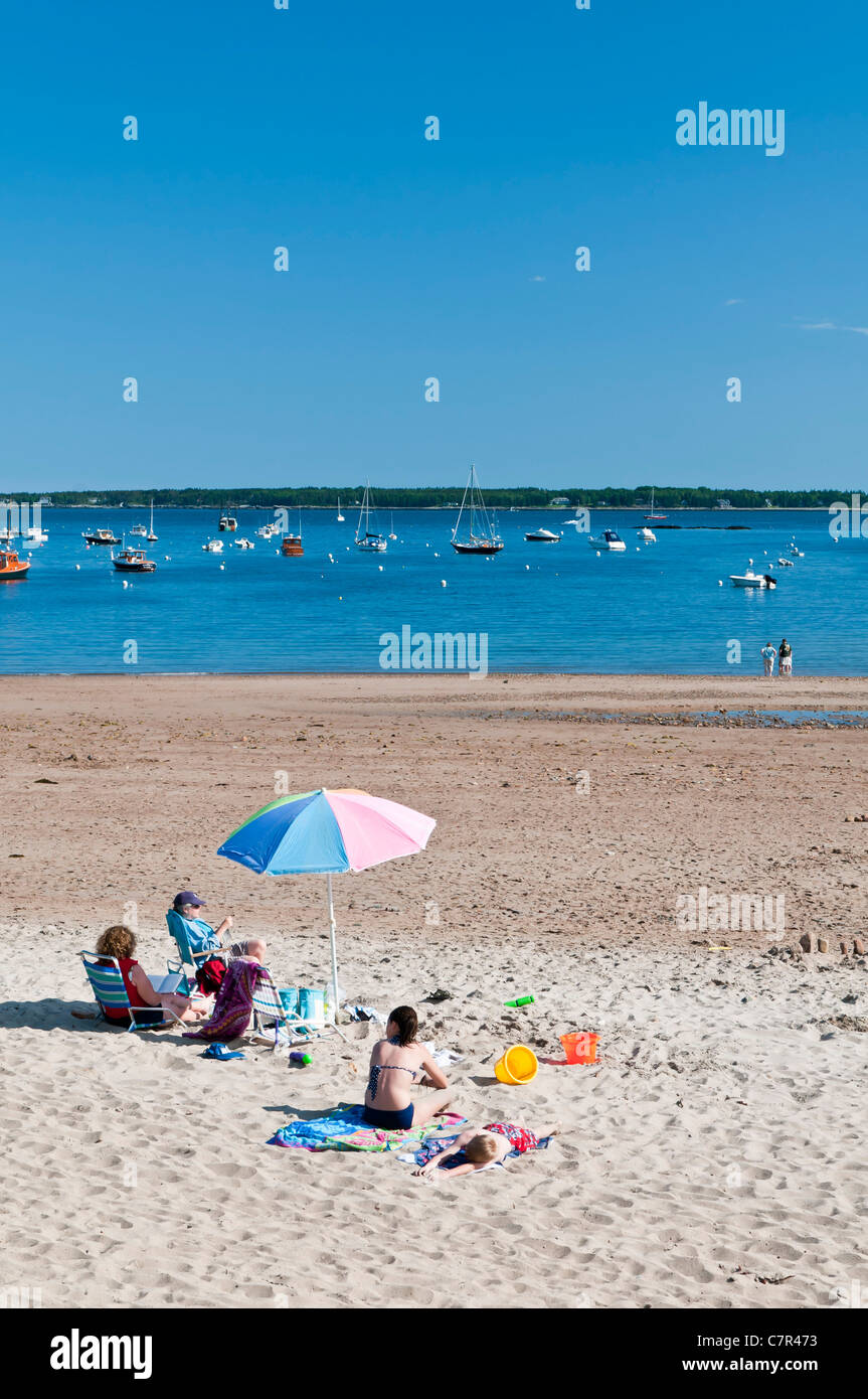 Seal Harbor Beach Mount Desert Island Maine USA Stock Photo Alamy