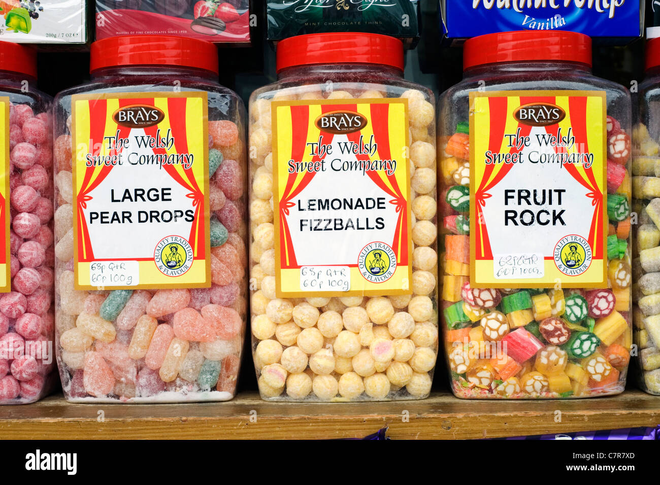 traditional jars of sweets in a traditional sweet shop Stock Photo Alamy