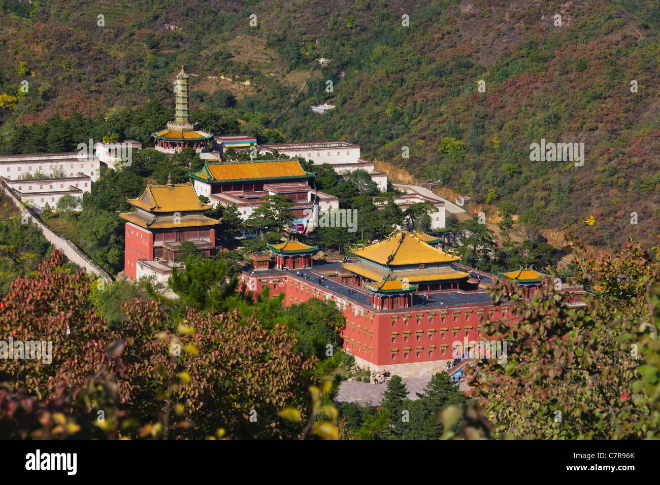 Xumifushou Temple, built after Potala Palace, Chengde Mountain Resort and its Outlying Temples, Hebei Province, China Stock Photo