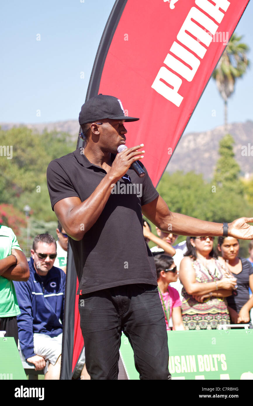 Jamaican Sprinter Usain Bolt Stock Photo - Alamy