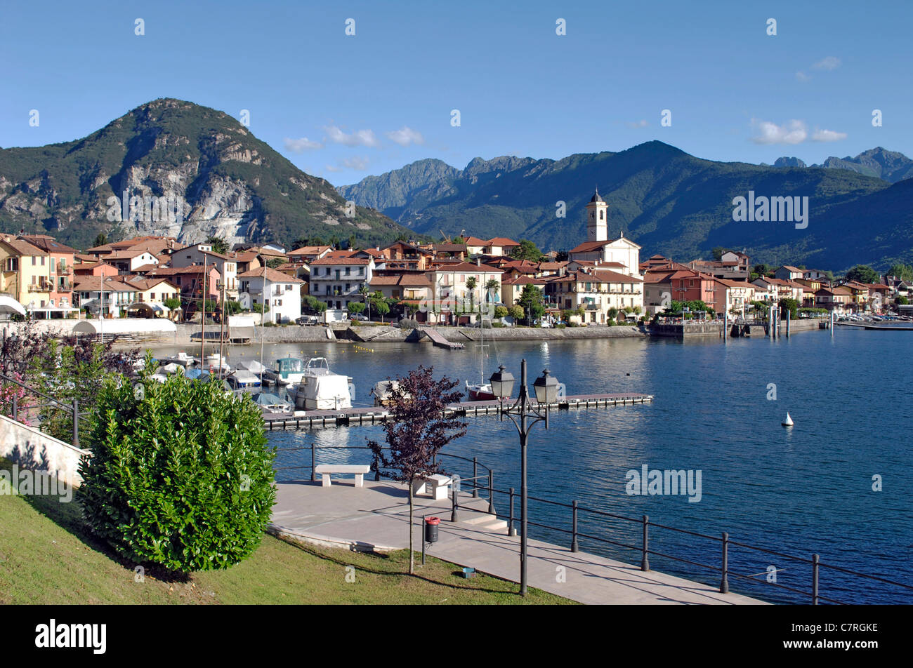 Italy, Piedmont, Lake Maggiore, Feriolo Stock Photo - Alamy