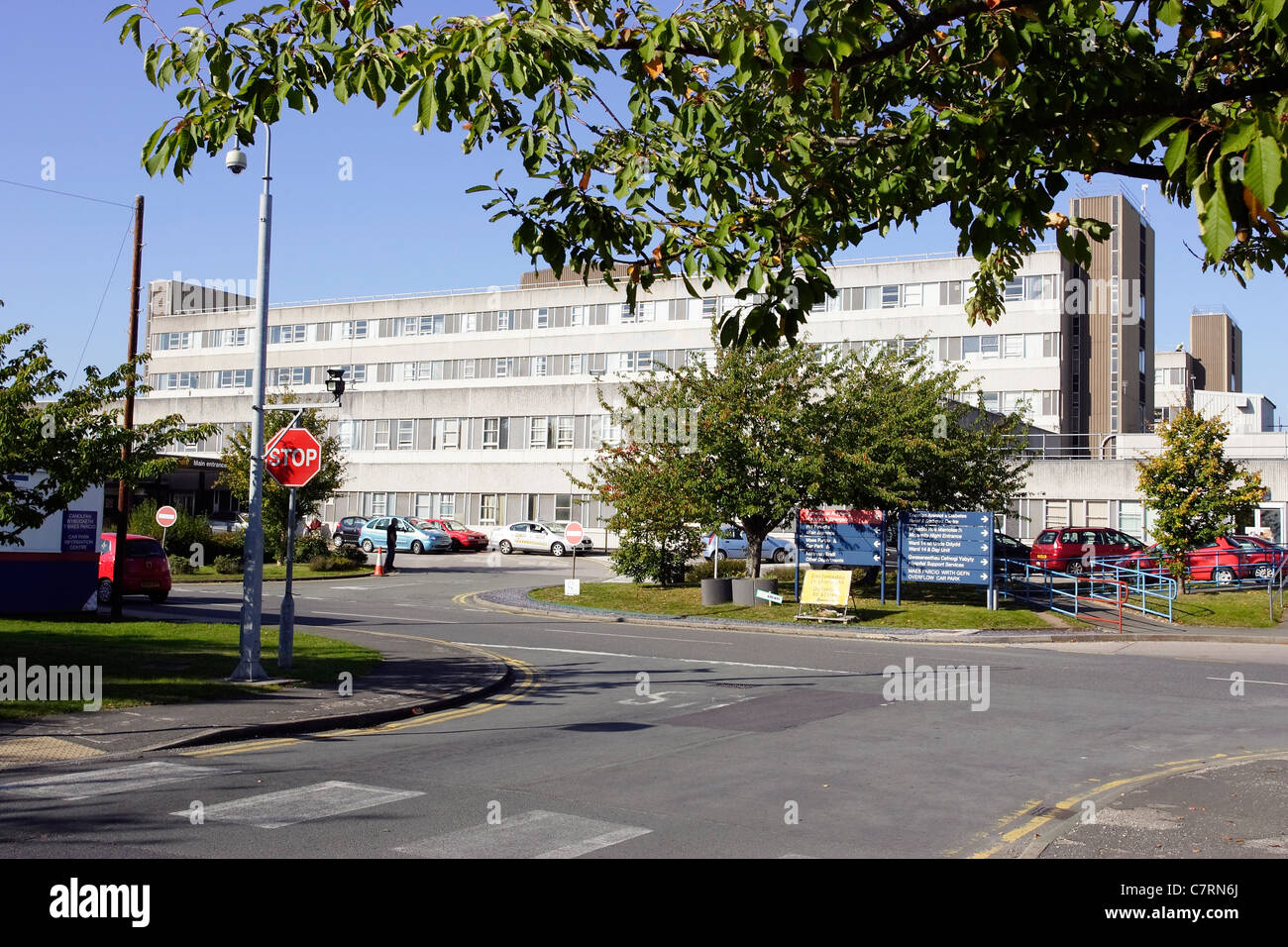 Glan Clwyd District General Hospital, Bodelwyddan, North Wales. Stock Photo