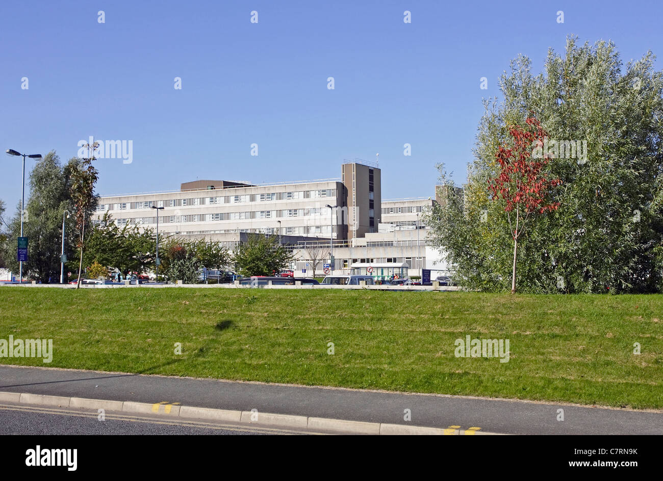 Glan Clwyd District General Hospital, Bodelwyddan, North Wales. Stock Photo