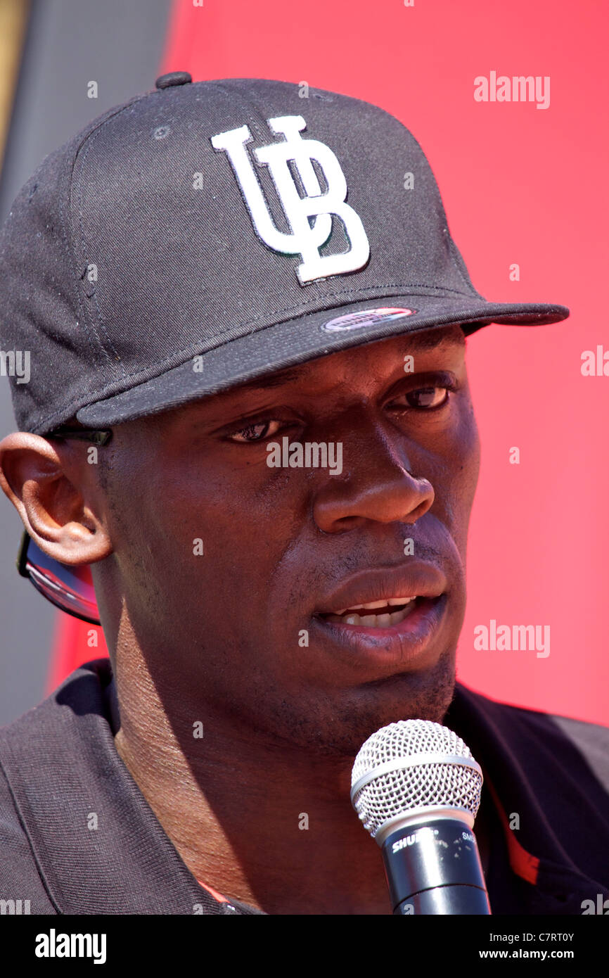 Jamaican Sprinter Usain Bolt Stock Photo - Alamy