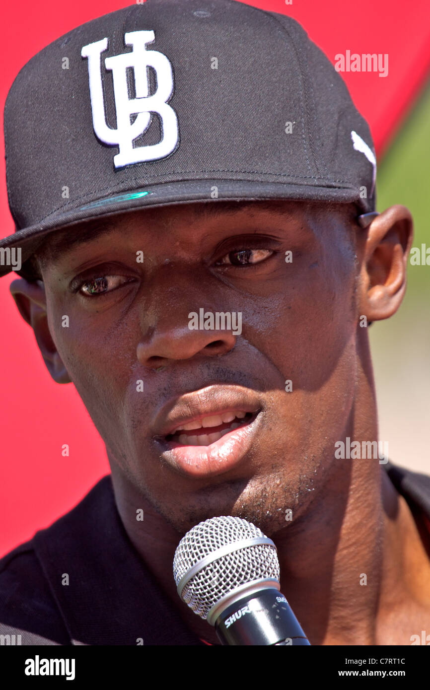 Jamaican Sprinter Usain Bolt Stock Photo - Alamy
