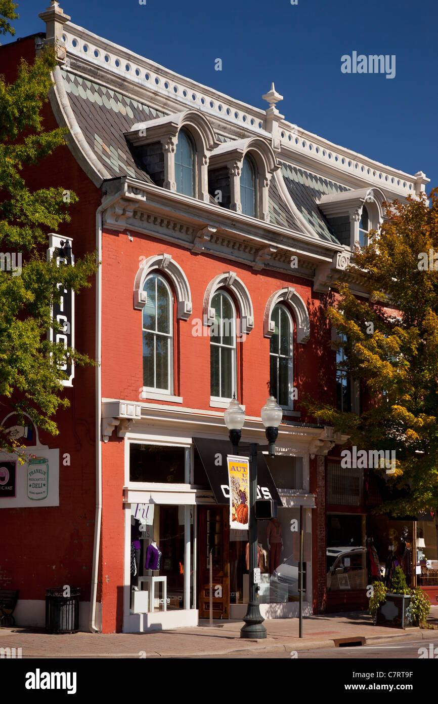 Historic Buildings in downtown Franklin Tennessee USA Stock Photo Alamy