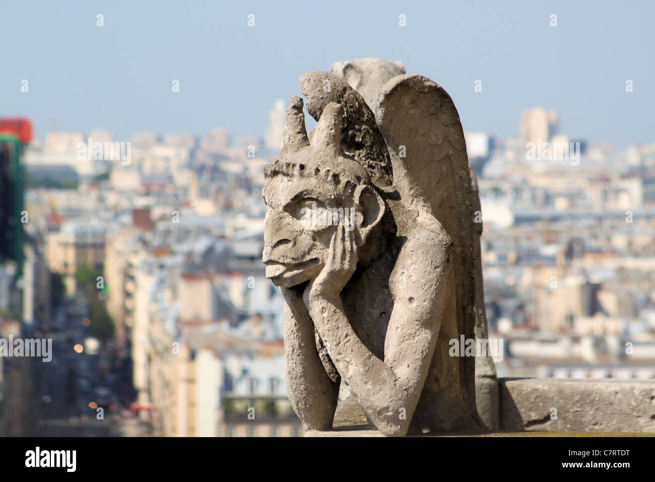 Gargoyle on Notre Dame Stock Photo Alamy