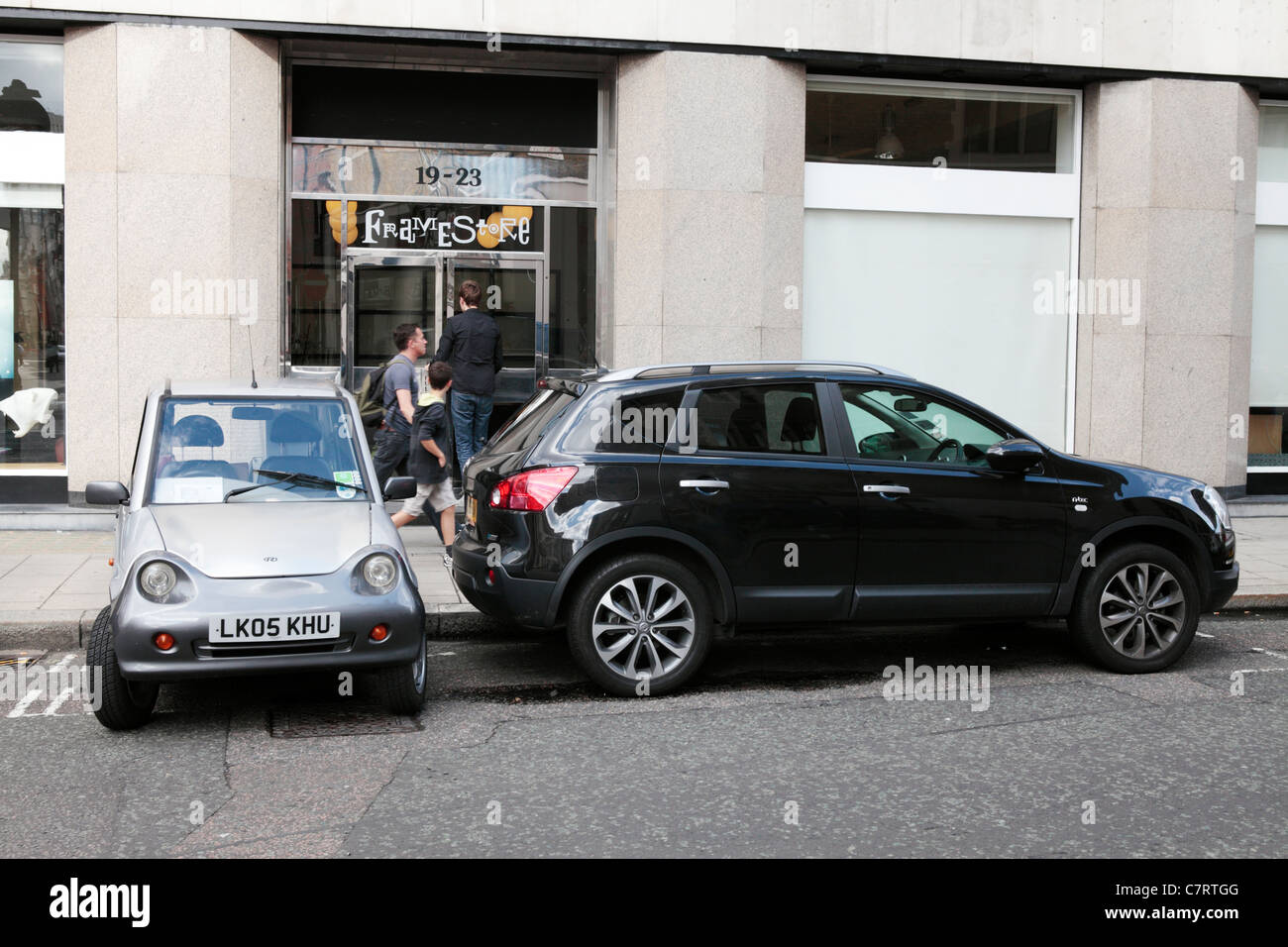 Electric Car, London Stock Photo Alamy