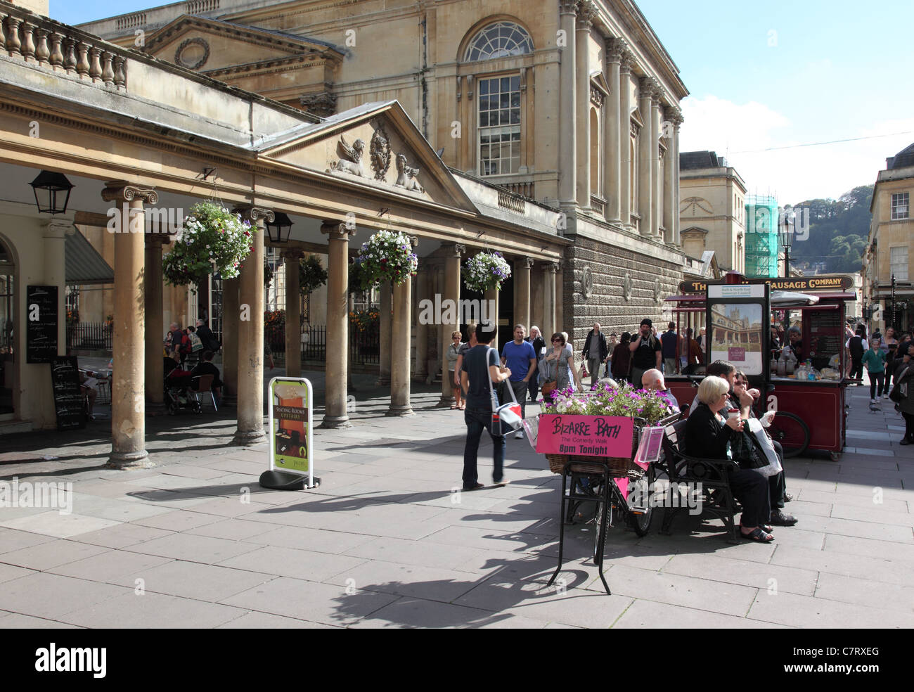 Stall Street in Bath city centre, England, UK Stock Photo
