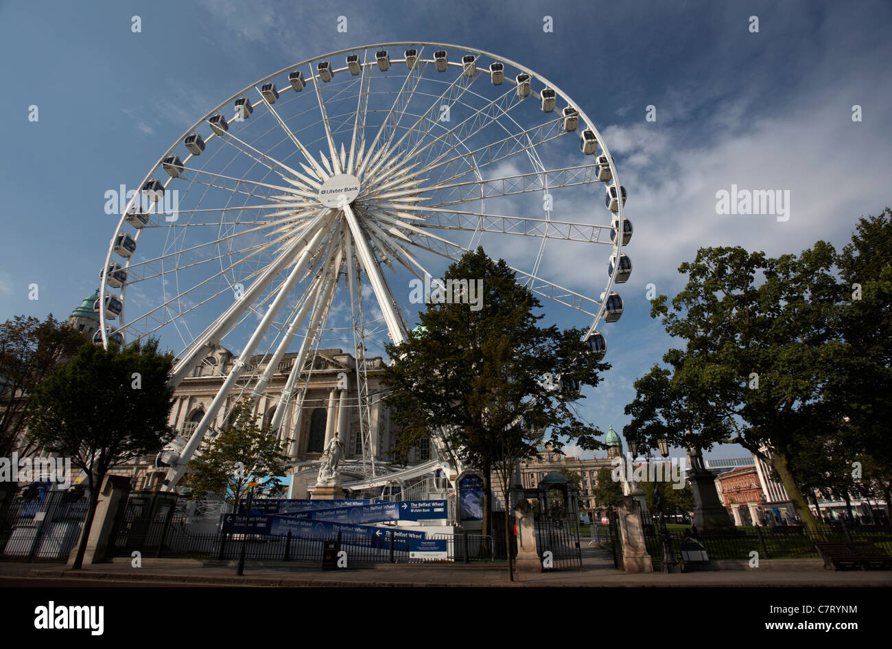 The Big Wheel at Belfast City Hall, Donegall Square, Belfast, Northern